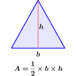 Calcular el area de un triangulo rectangulo