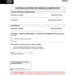 Carta de autorizacion para sacar certificado de nacimiento