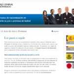 Formulario para jura de nacionalidad española